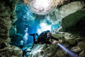 cenote near Playa Del Carmen