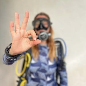 ok scuba hand signals