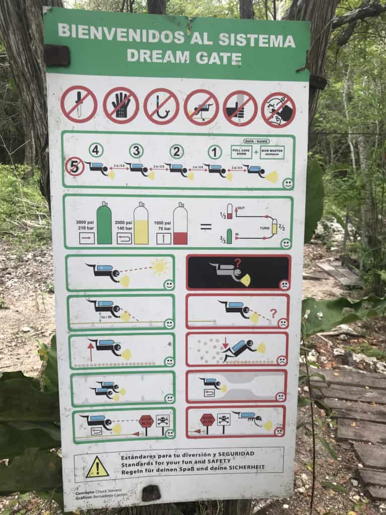 Cenote Diving Rules