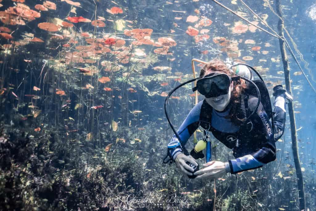 SCUBA Diving Cenote Carwash 